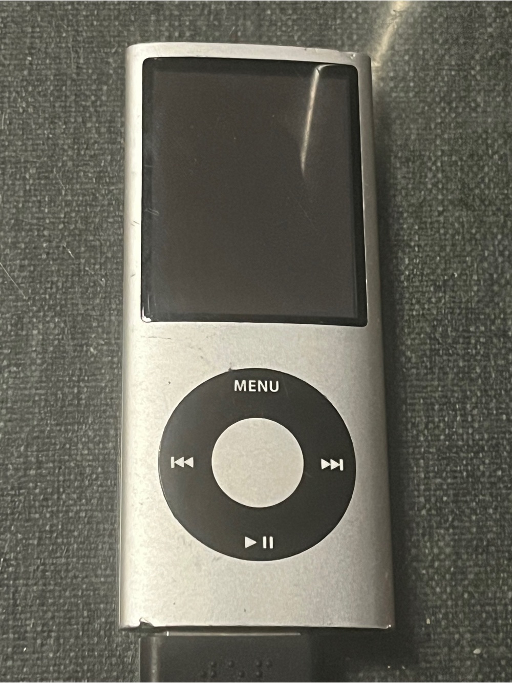 Apple Silver and Black iPod Nano with Click Wheel
